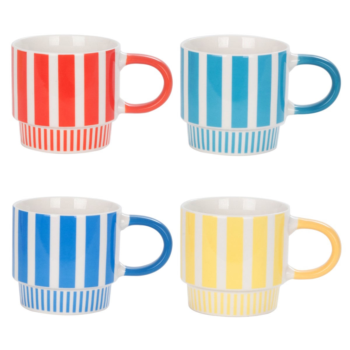 CERAMIC STRIPE MUGS