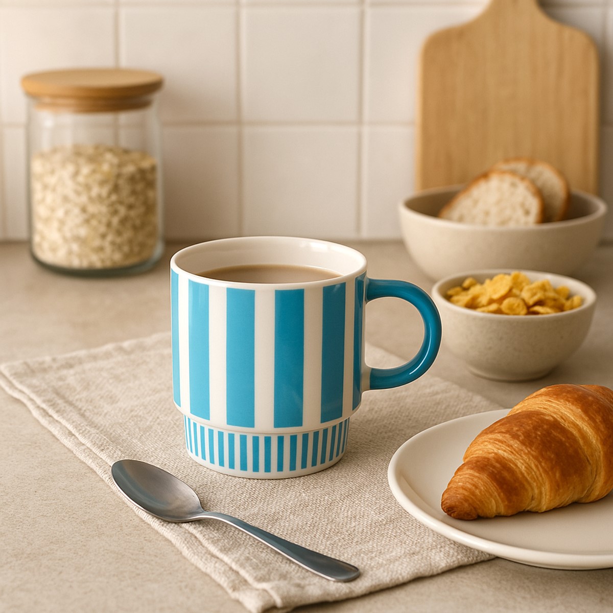 CERAMIC STRIPE MUGS - Image 7