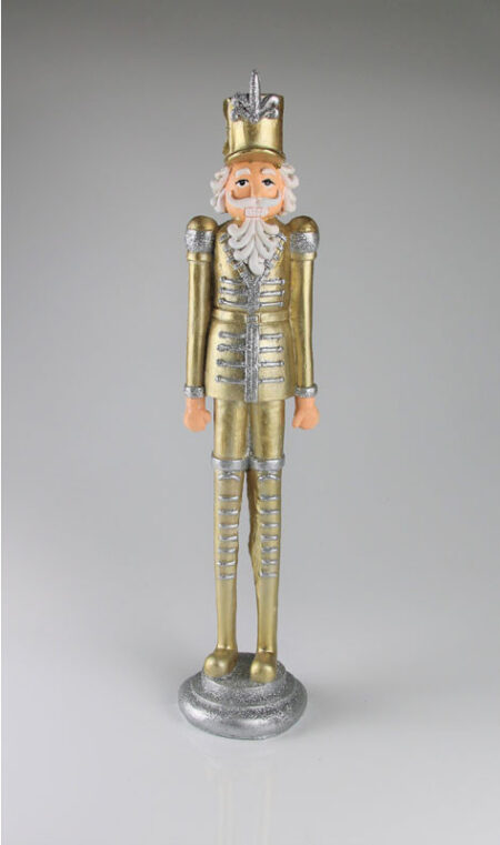 ✨ Gold Nutcracker Figurine – Elegant Christmas Decoration (31 cm)