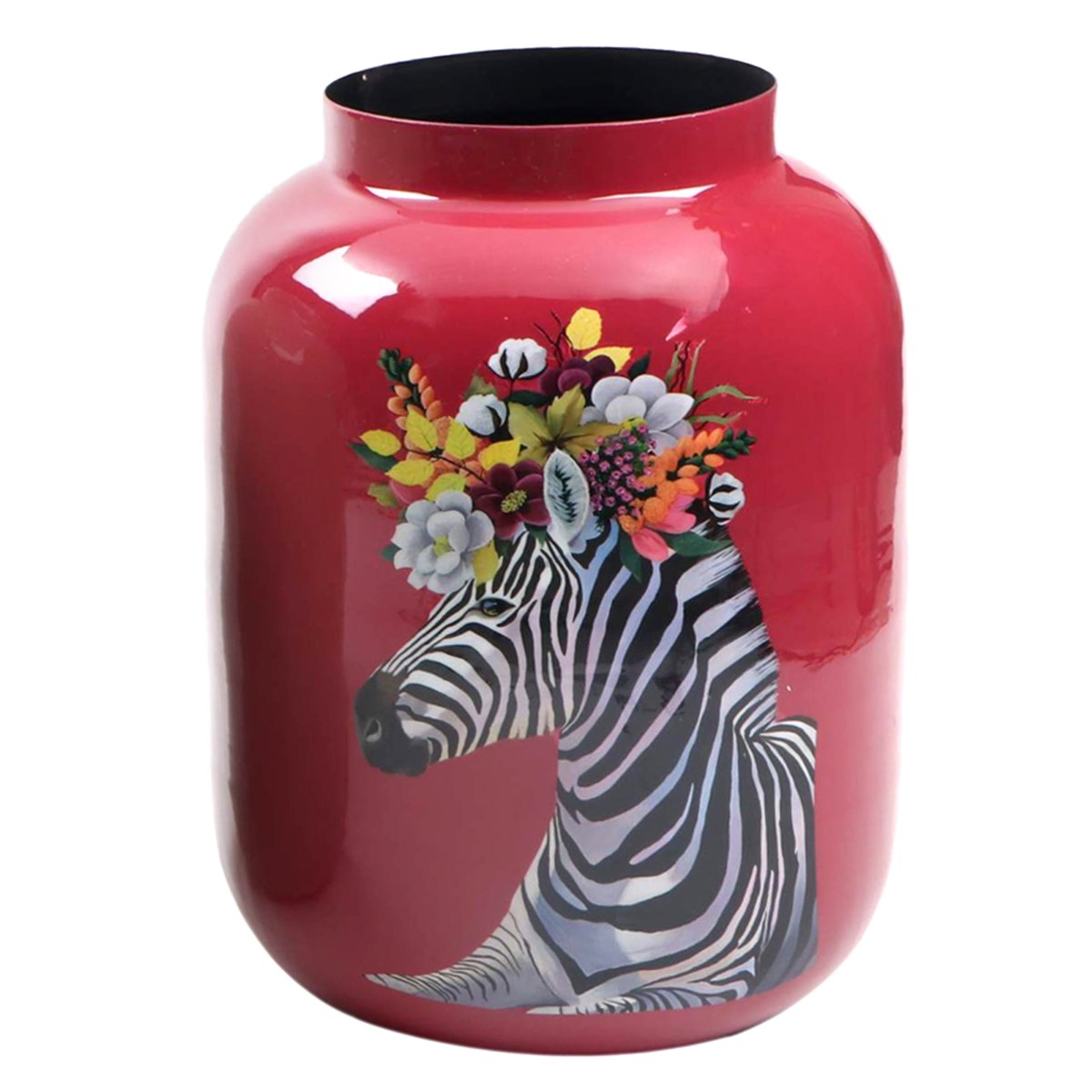 ZEBRA FLOWER VASE