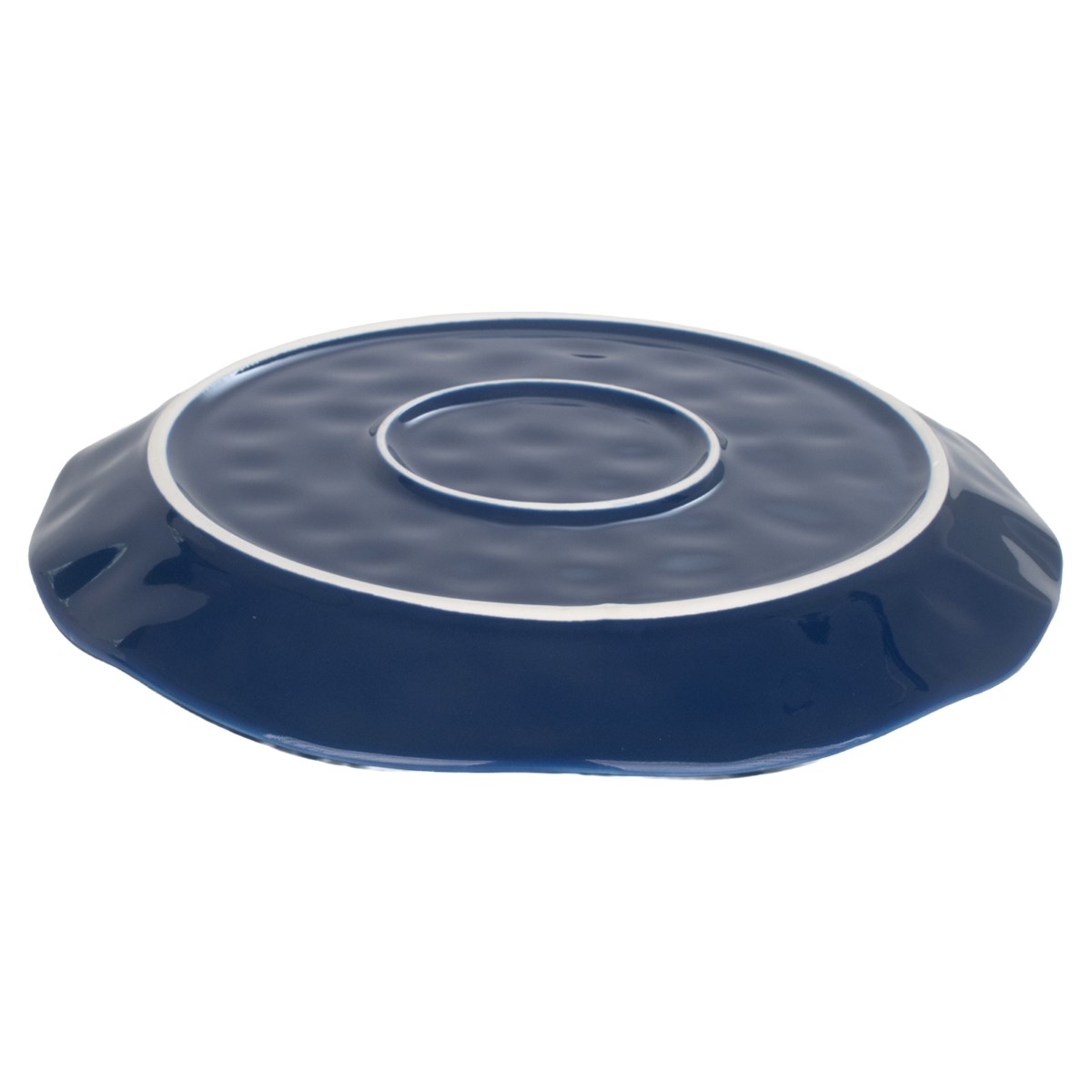 BLUE PORCELAIN LEMON DESIGN PLATE - Image 4