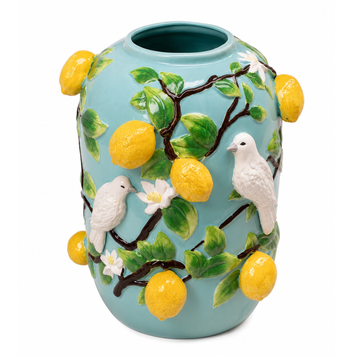 Lemons Design Big Vase